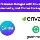 Unleash Your Creativity and Polish Your Prose: The Envato Grammarly Canva Package