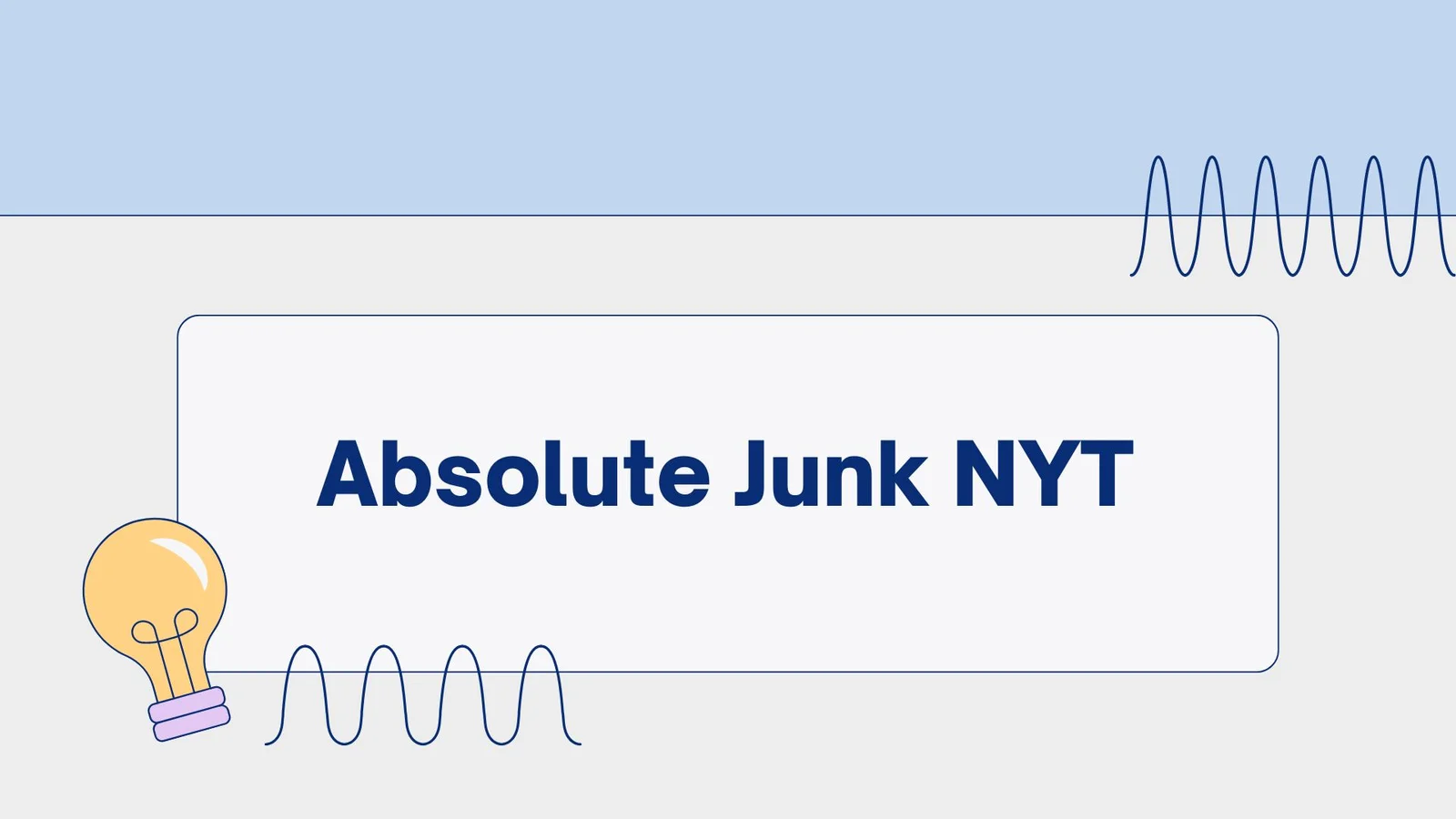 Unraveling the "Absolute Junk NYT" Crossword Clue