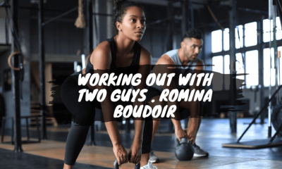 Working Out with Two Guys: Romina Boudoir