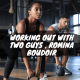 Working Out with Two Guys: Romina Boudoir