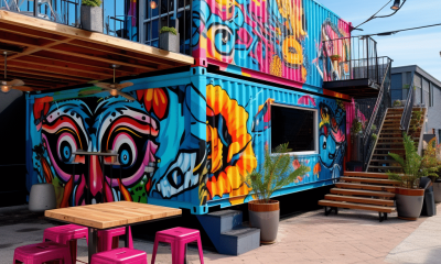 Creating a Vibrant Community Hub with Shipping Container Bars