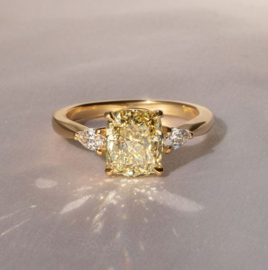 Yellow Diamond Engagement Rings UK: A Radiant Choice for Your Special Day