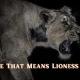 The Name that Means Lioness in English: A Journey Through History, Culture, and Significance