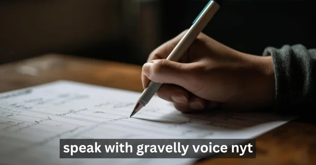 Speak with a Gravelly Voice: A Guide to Vocal Mastery