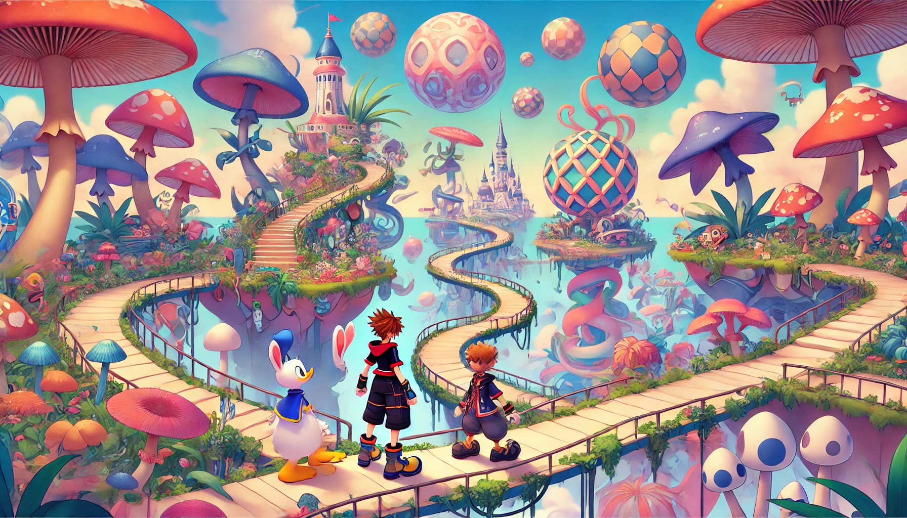 Sora and Riku: A Whimsical Journey Through Friendship and Adventure