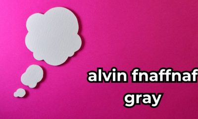 Alvin FNAF Gray character illustration in the FNAF universe