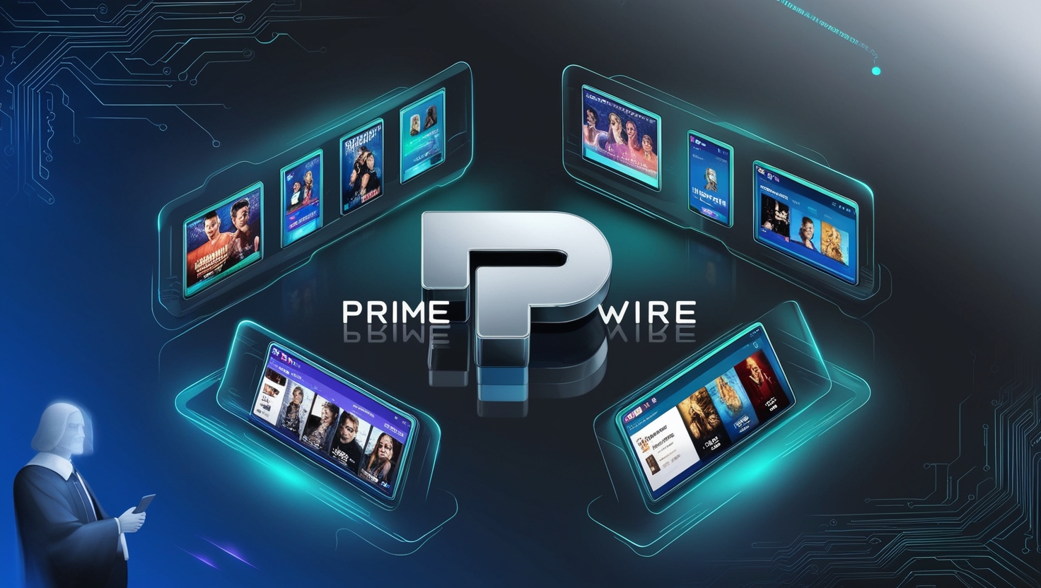 Primewire streaming platform interface showcasing movies and TV shows.