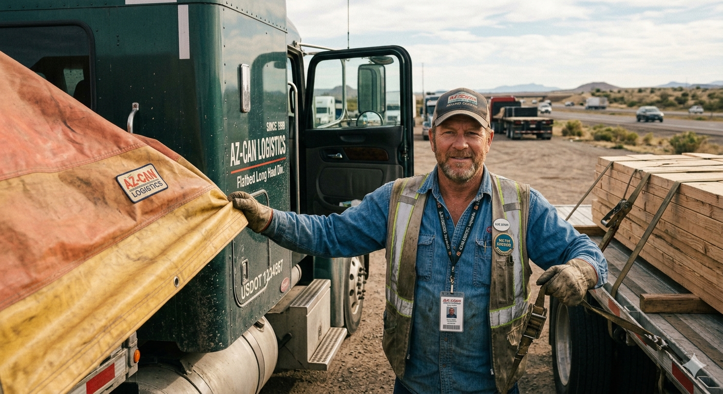 Flatbed Long Haul Company Truck Driver