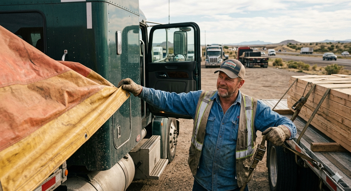 flatbed truck driver